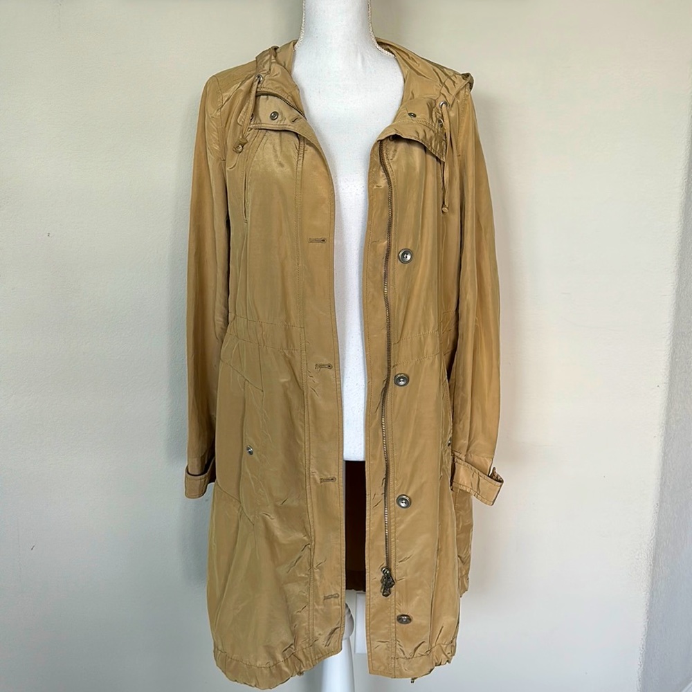 Armani Exchange Lightweight Trench Duster Coat Size… Gem